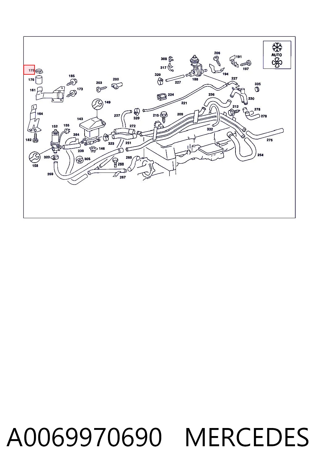 A0069970690 Mercedes