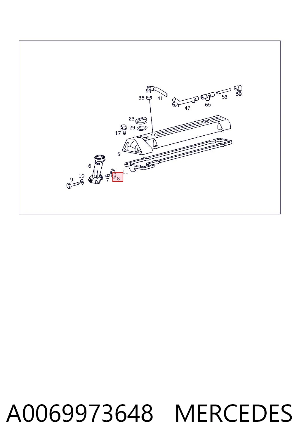 A0069973648 Mercedes