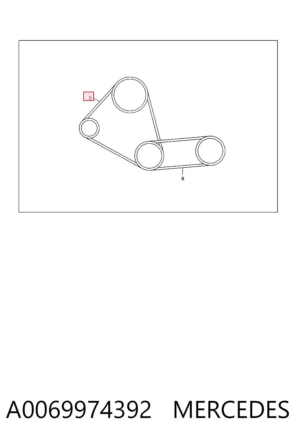 A0069974392 Mercedes