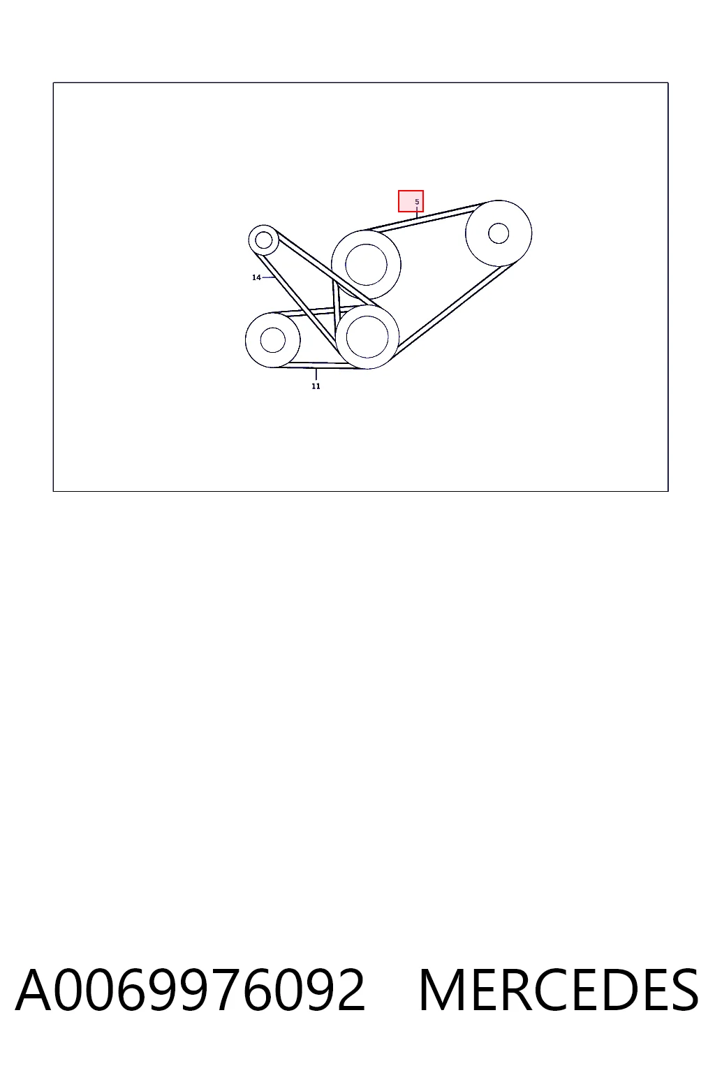 A0069976092 Mercedes