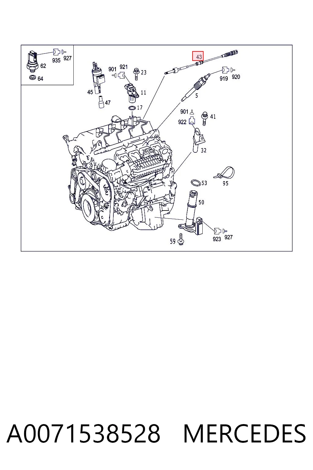 A0071538528 Mercedes