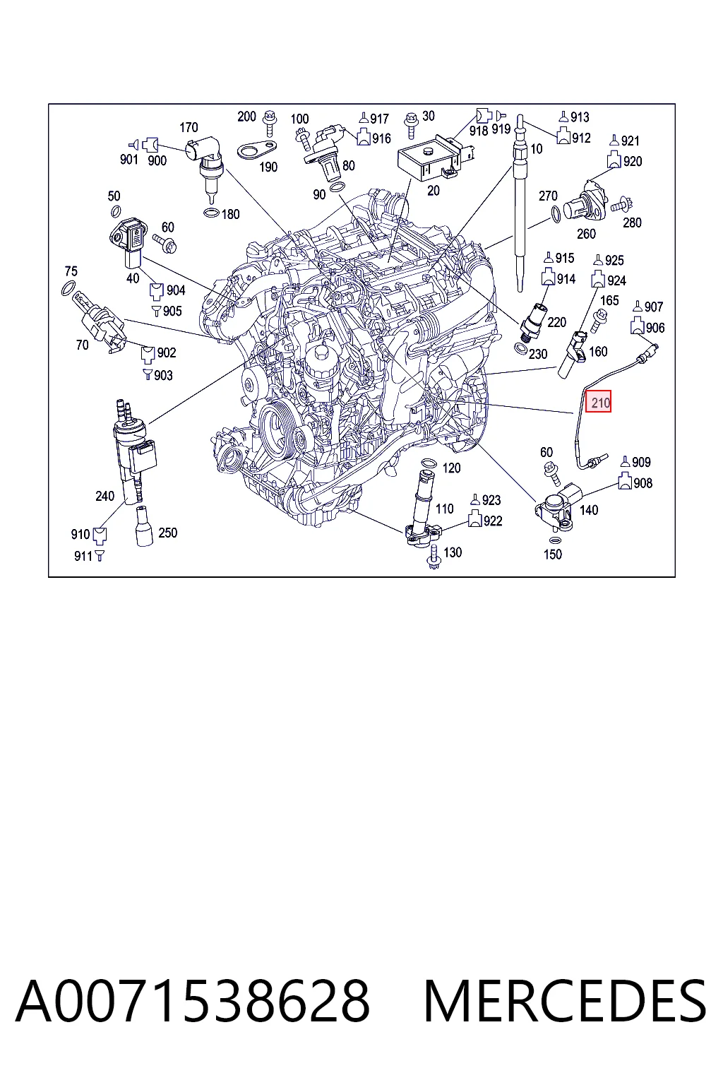 A0071538628 Mercedes