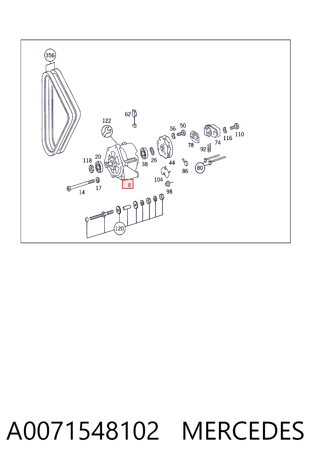 A0071548102 Mercedes