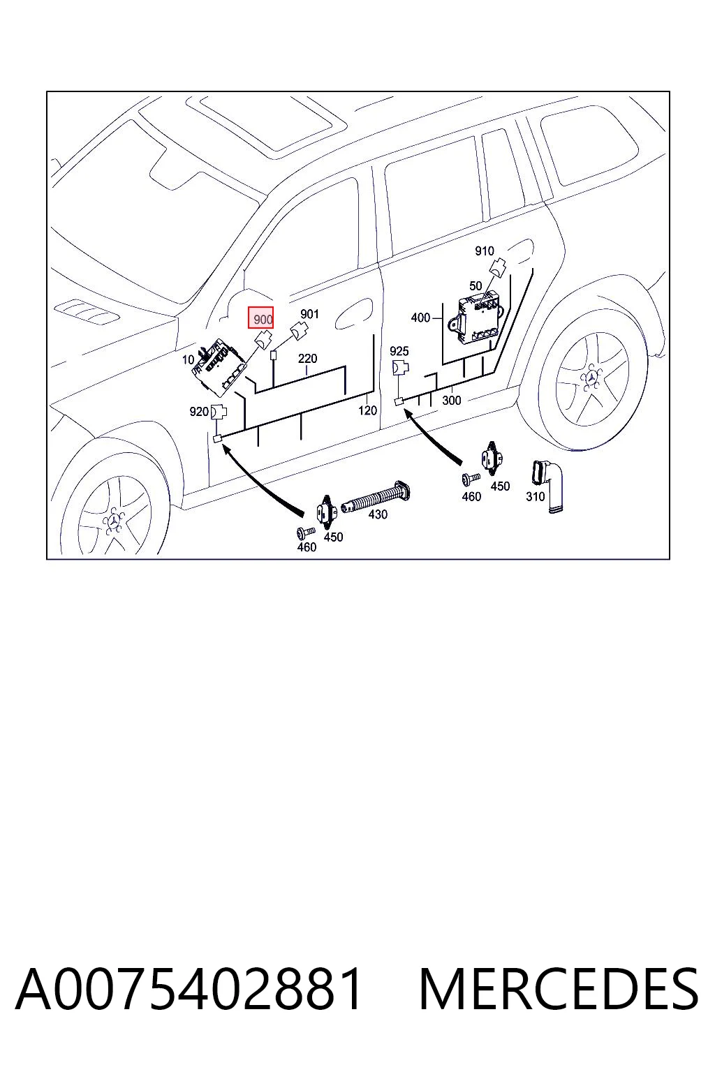 A0075402881 Mercedes