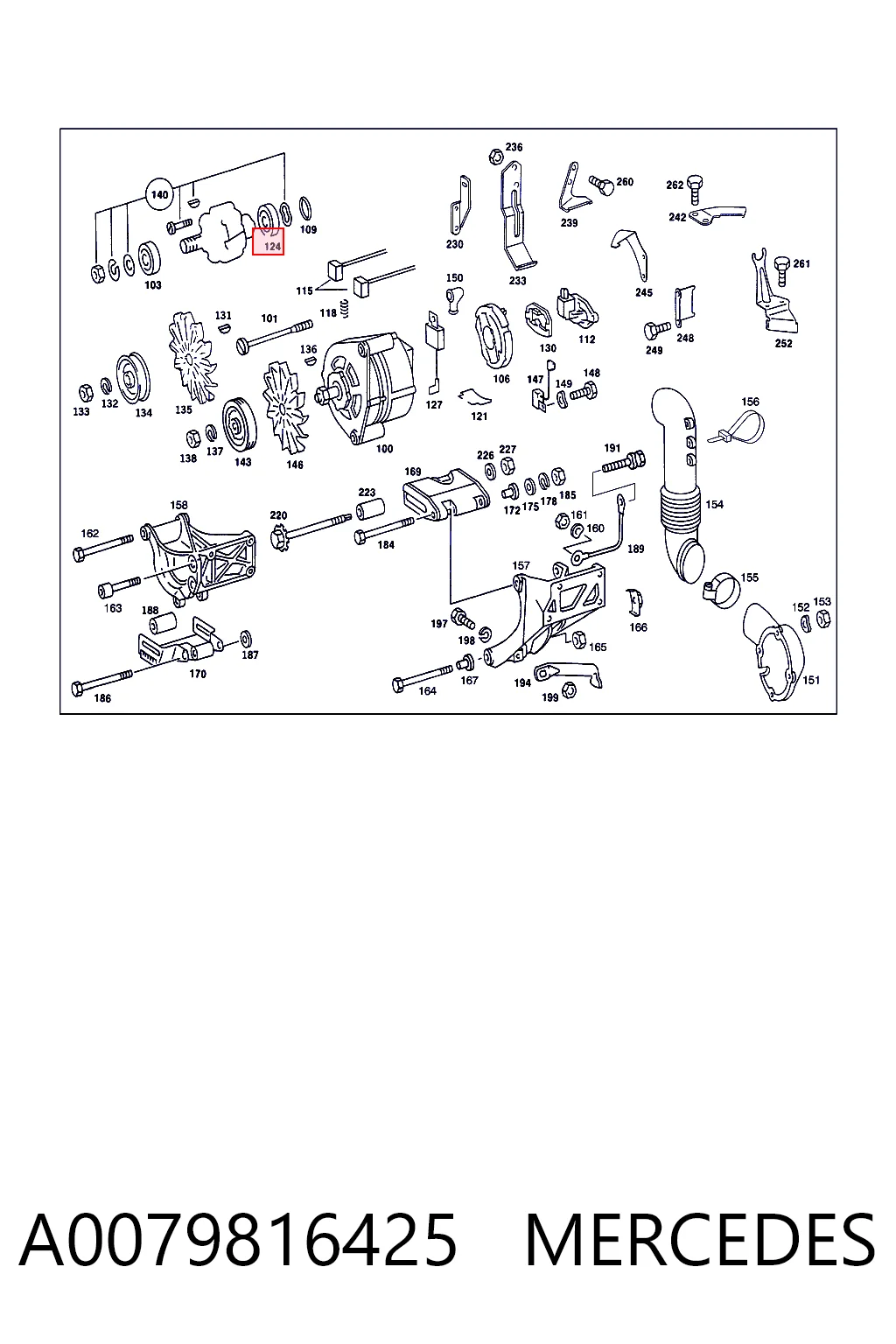 A0079816425 Mercedes