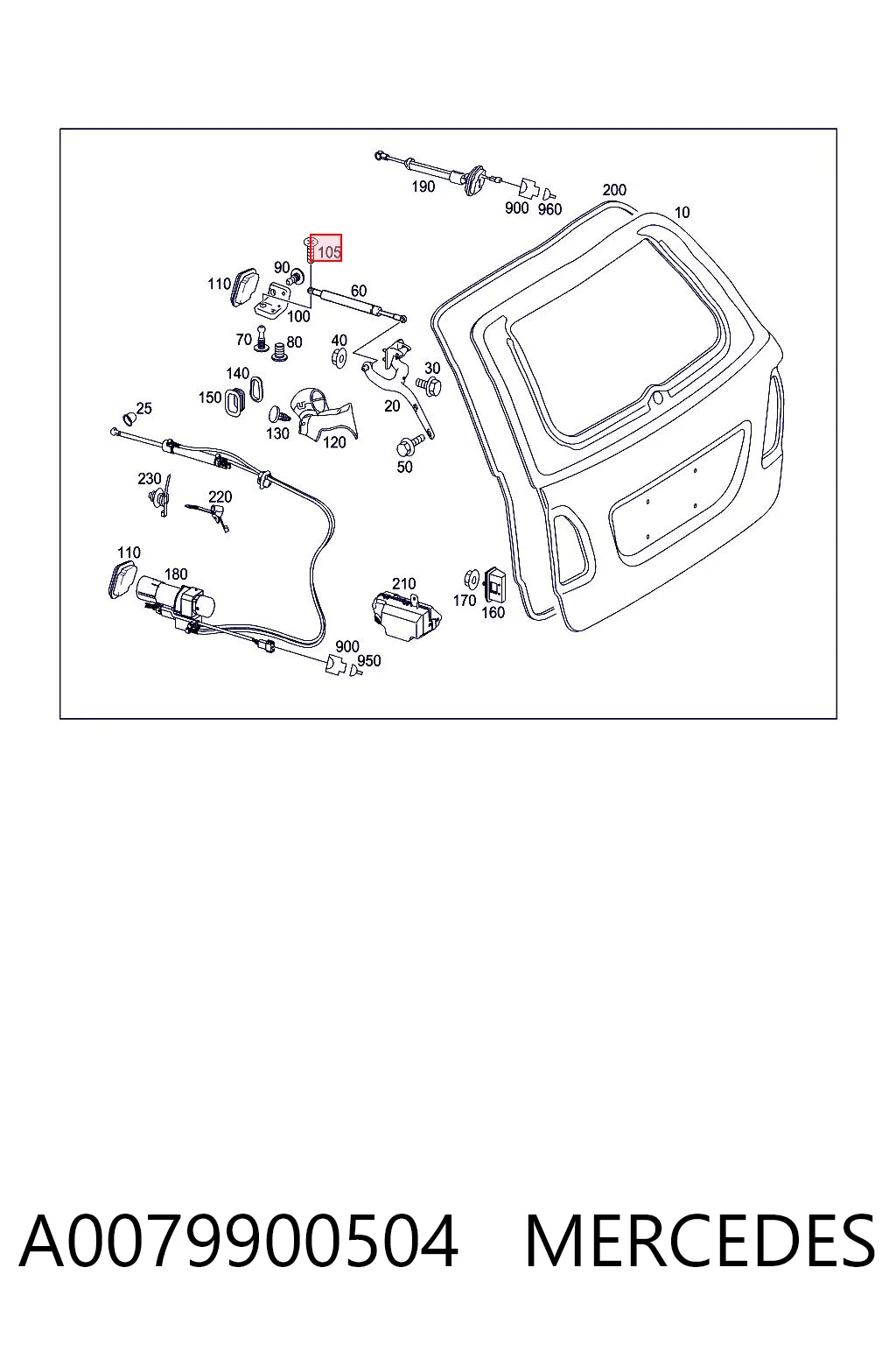 A0079900504 Mercedes