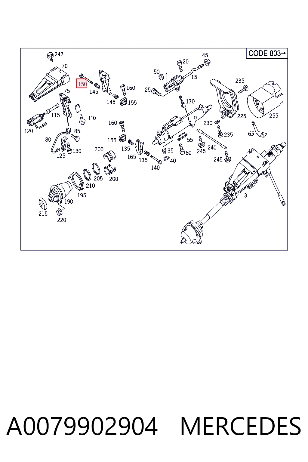 A0079902904 Mercedes
