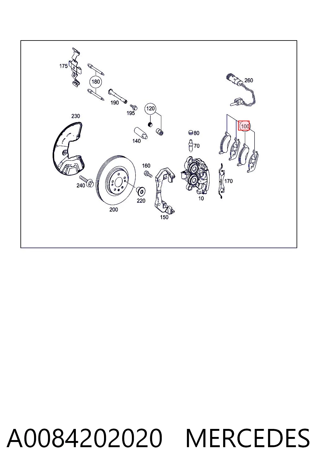 A0084202020 Mercedes