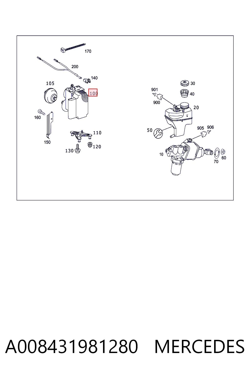 Módulo ABS 0265250096 Bosch