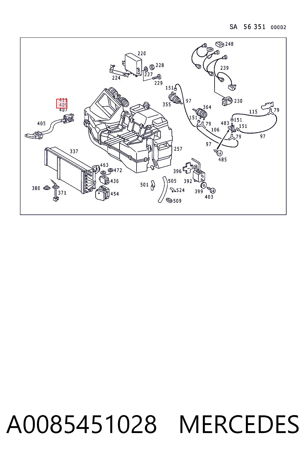 A0085451028 Mercedes