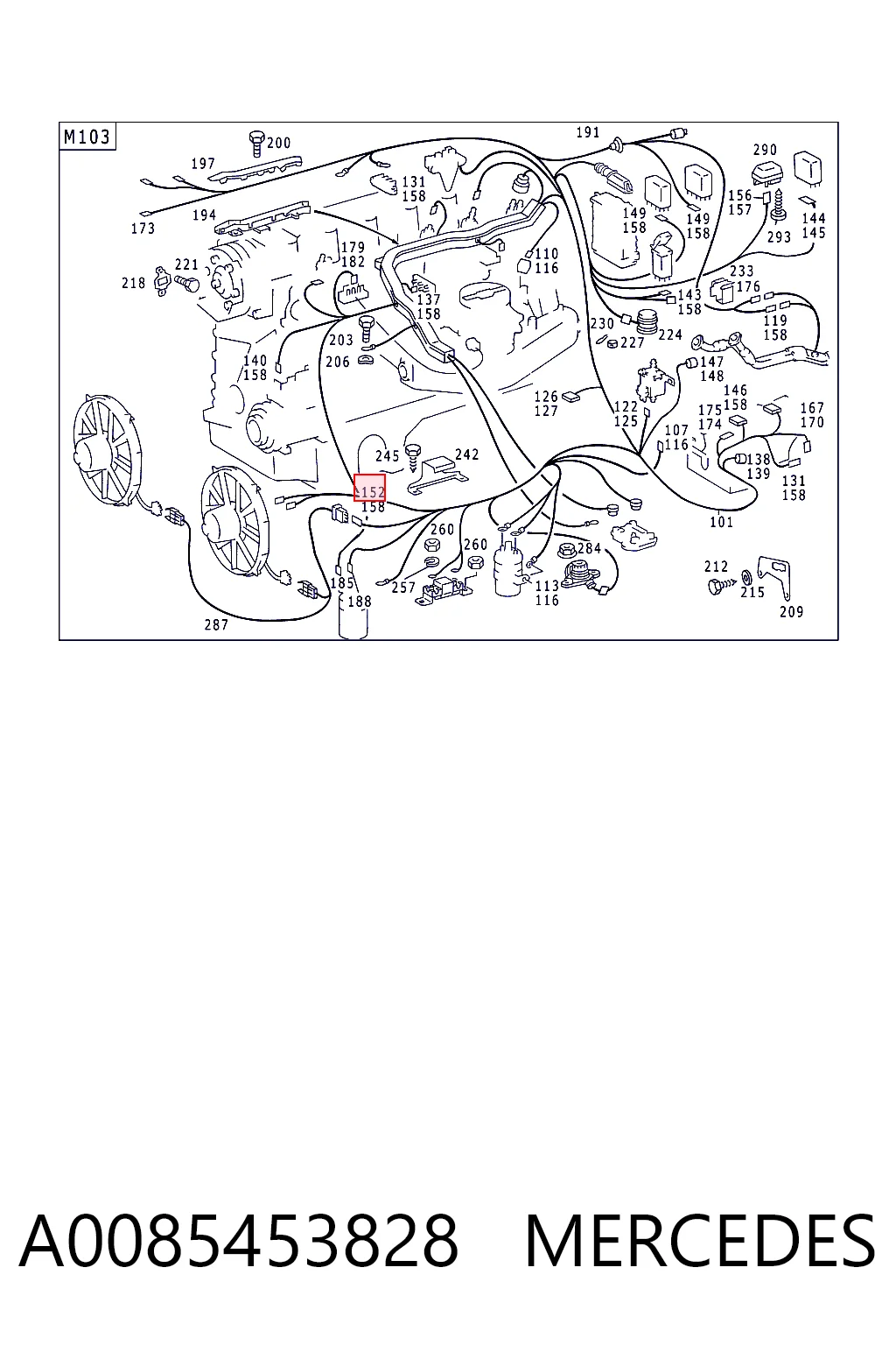 A0085453828 Mercedes