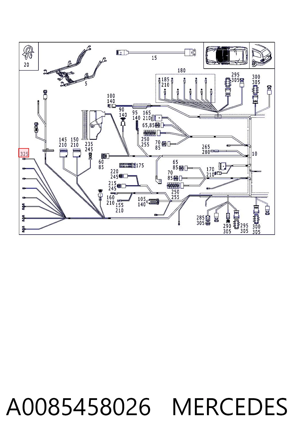 A0085458026 Mercedes