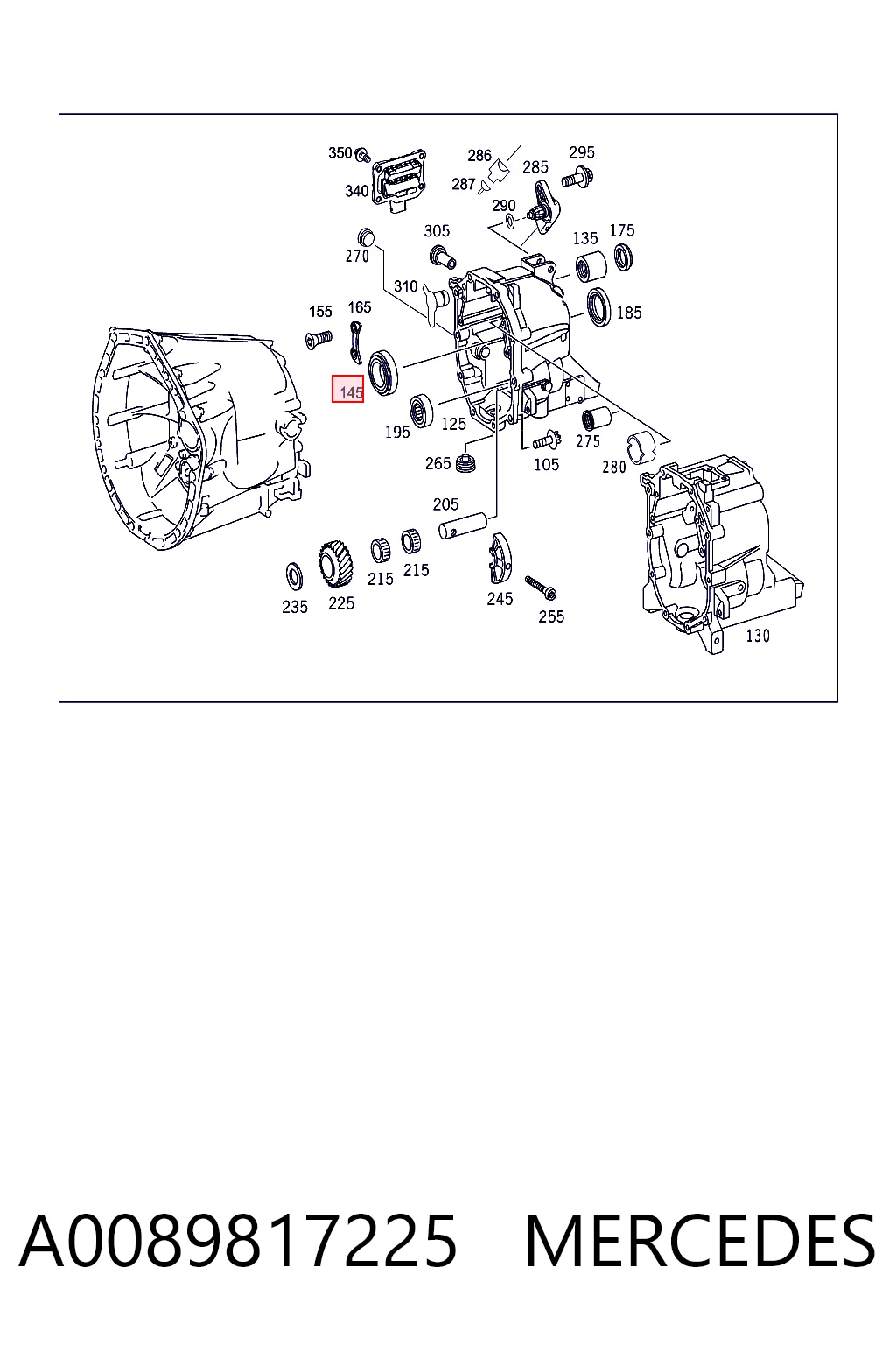 A0089817225 Mercedes
