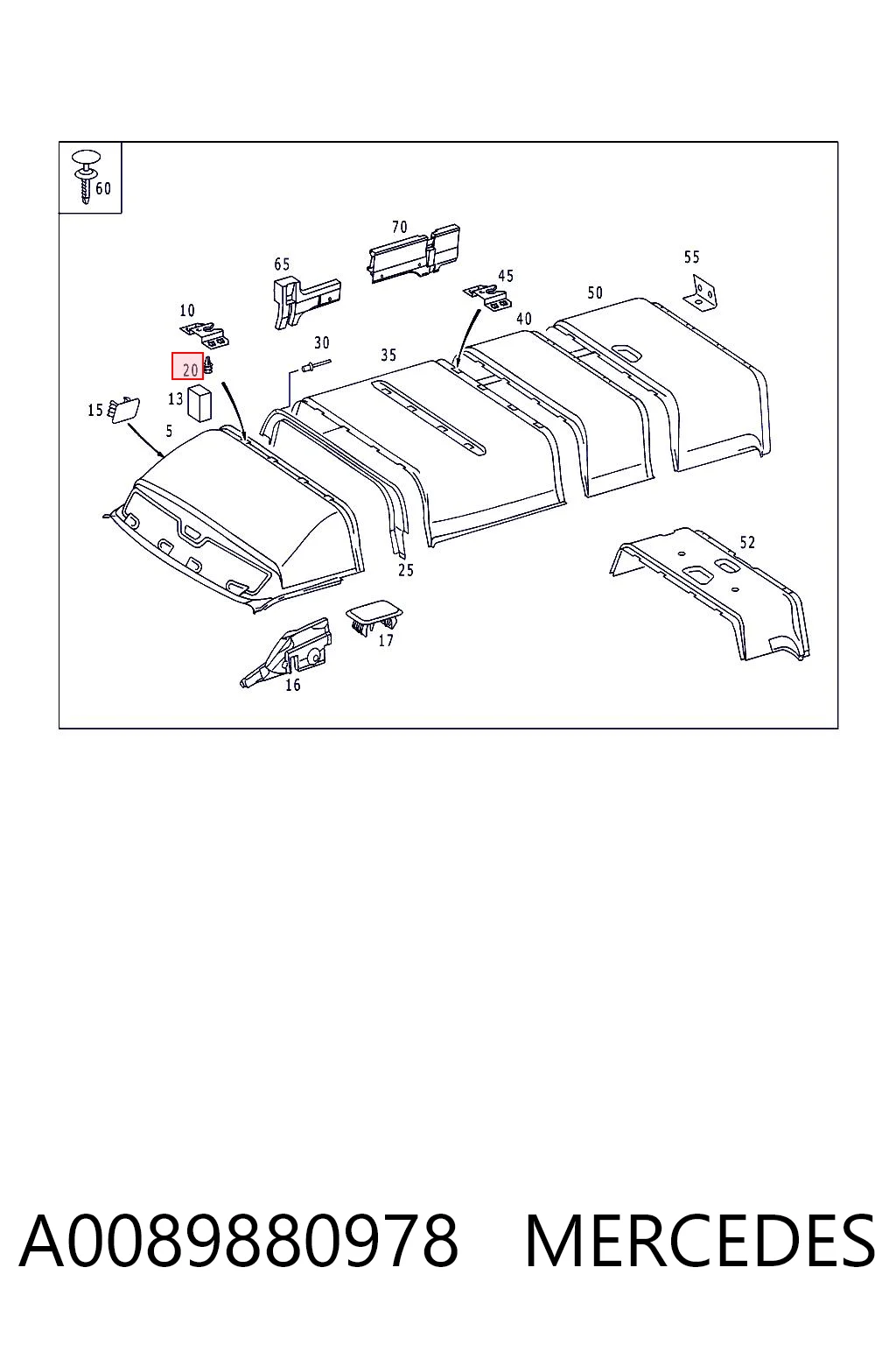 A0089880978 Mercedes