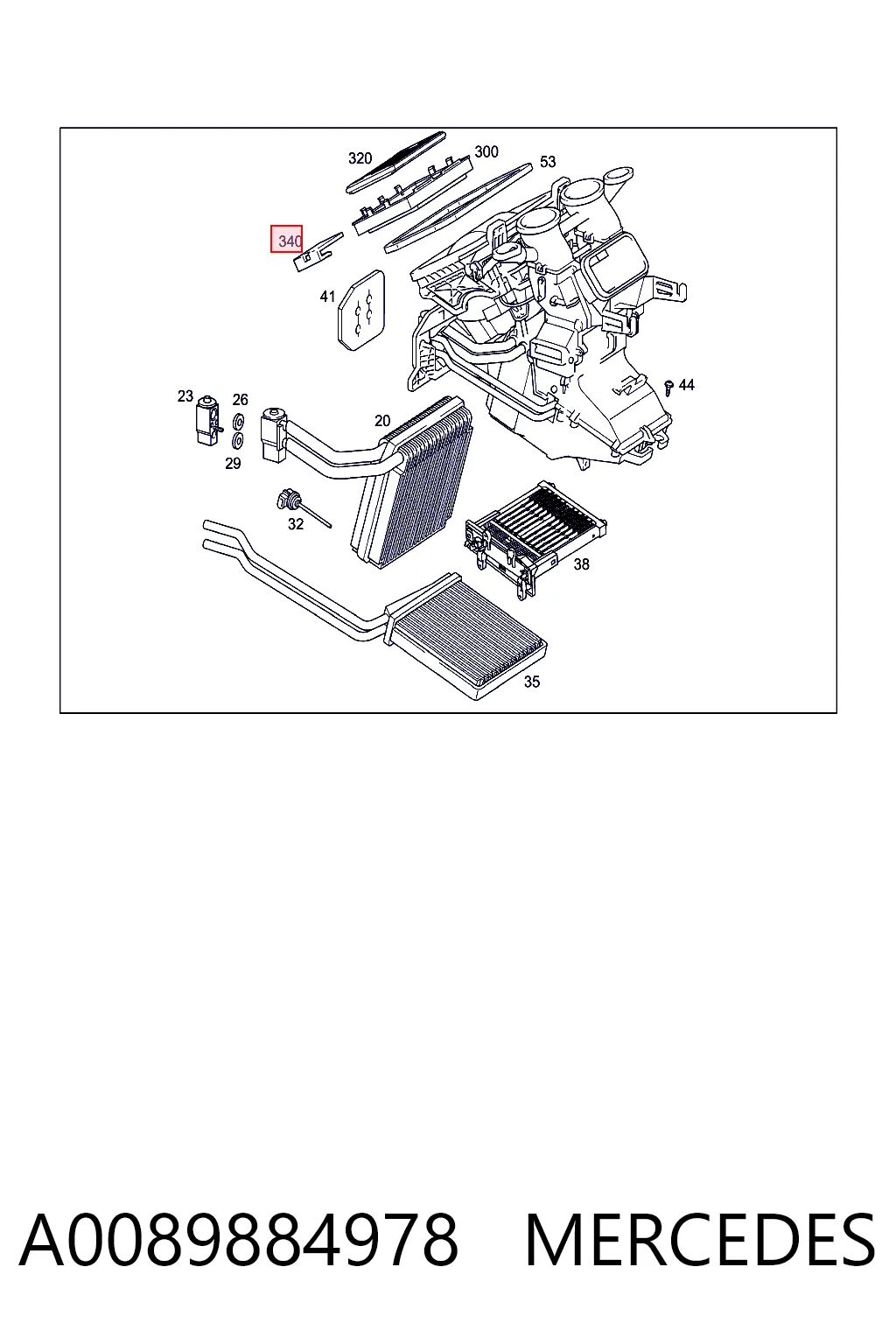 A0089884978 Mercedes