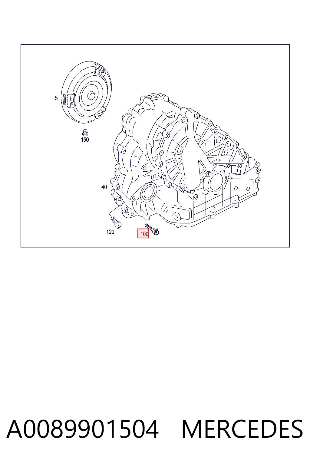 A0089901504 Mercedes