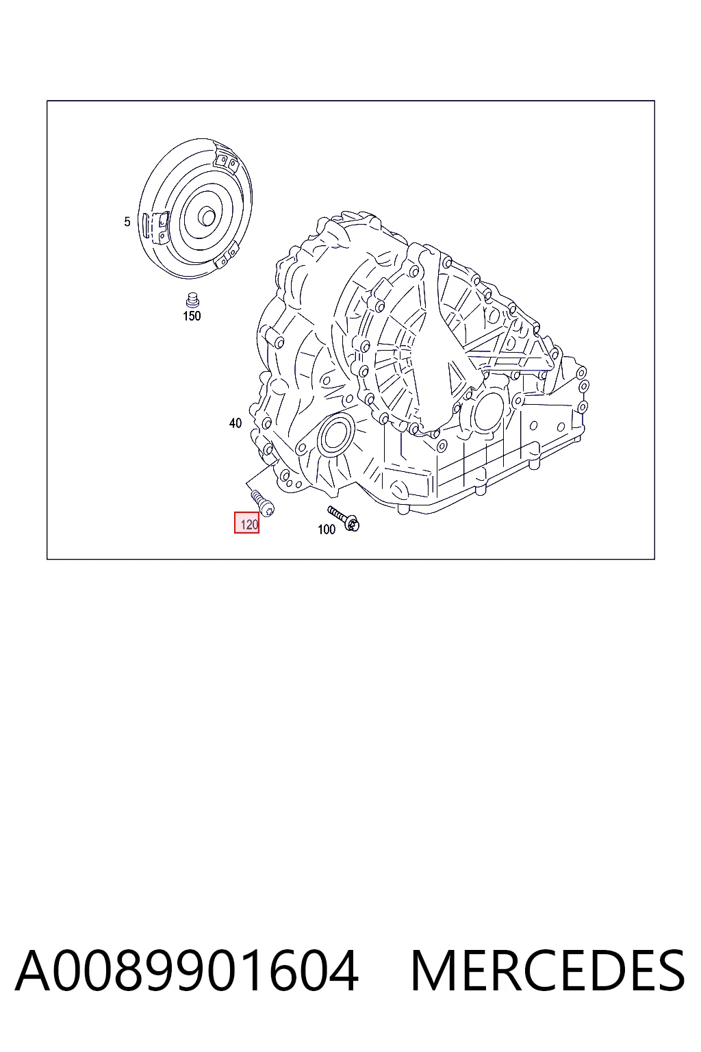 A0089901604 Mercedes