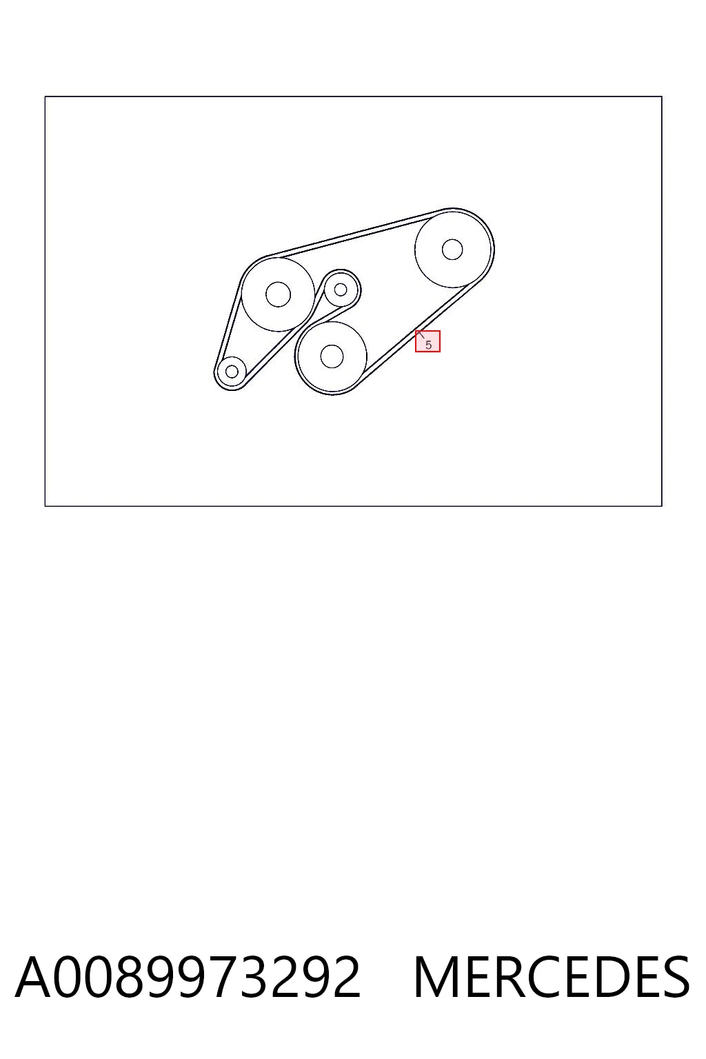 A0089973292 Mercedes