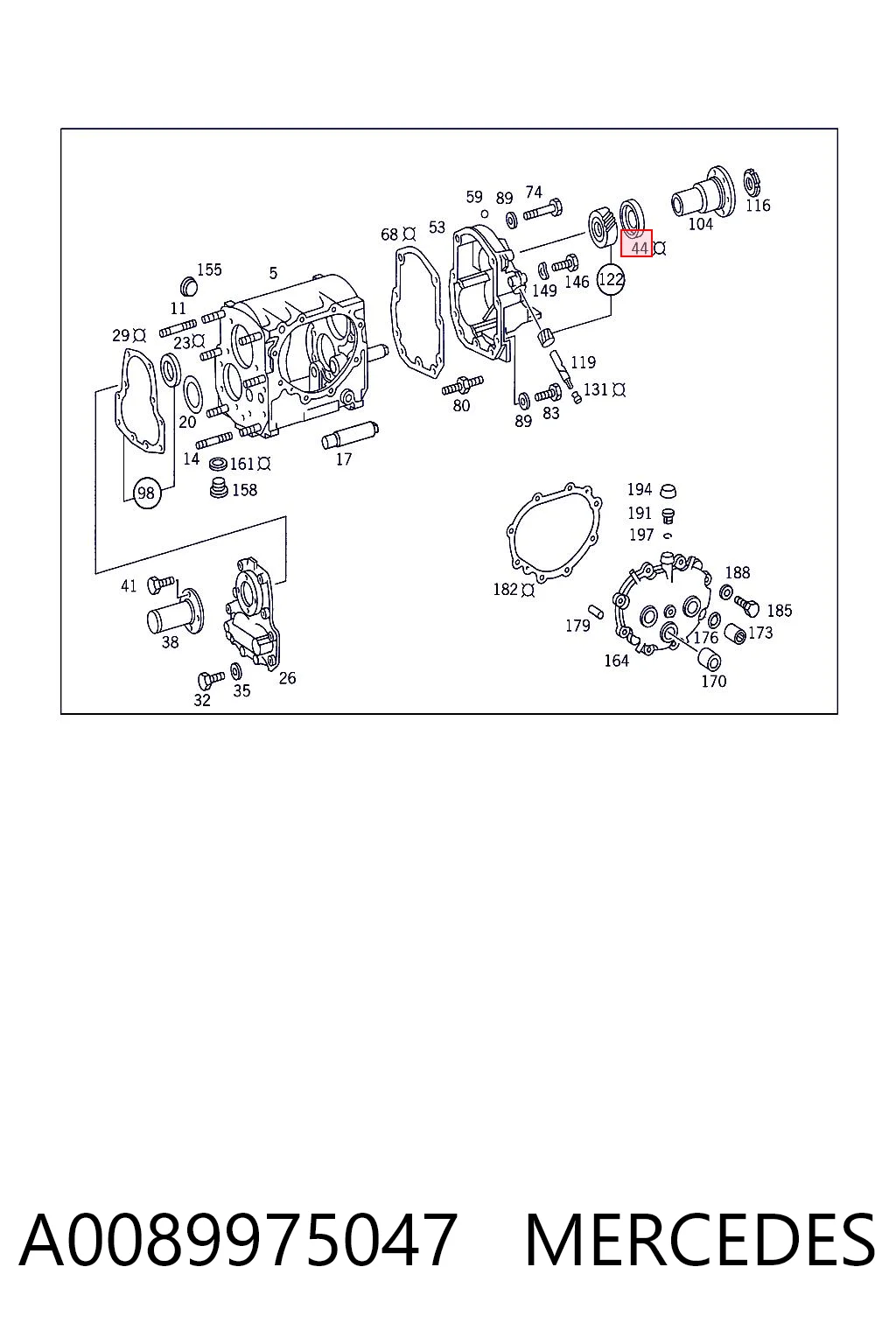 A0089975047 Mercedes