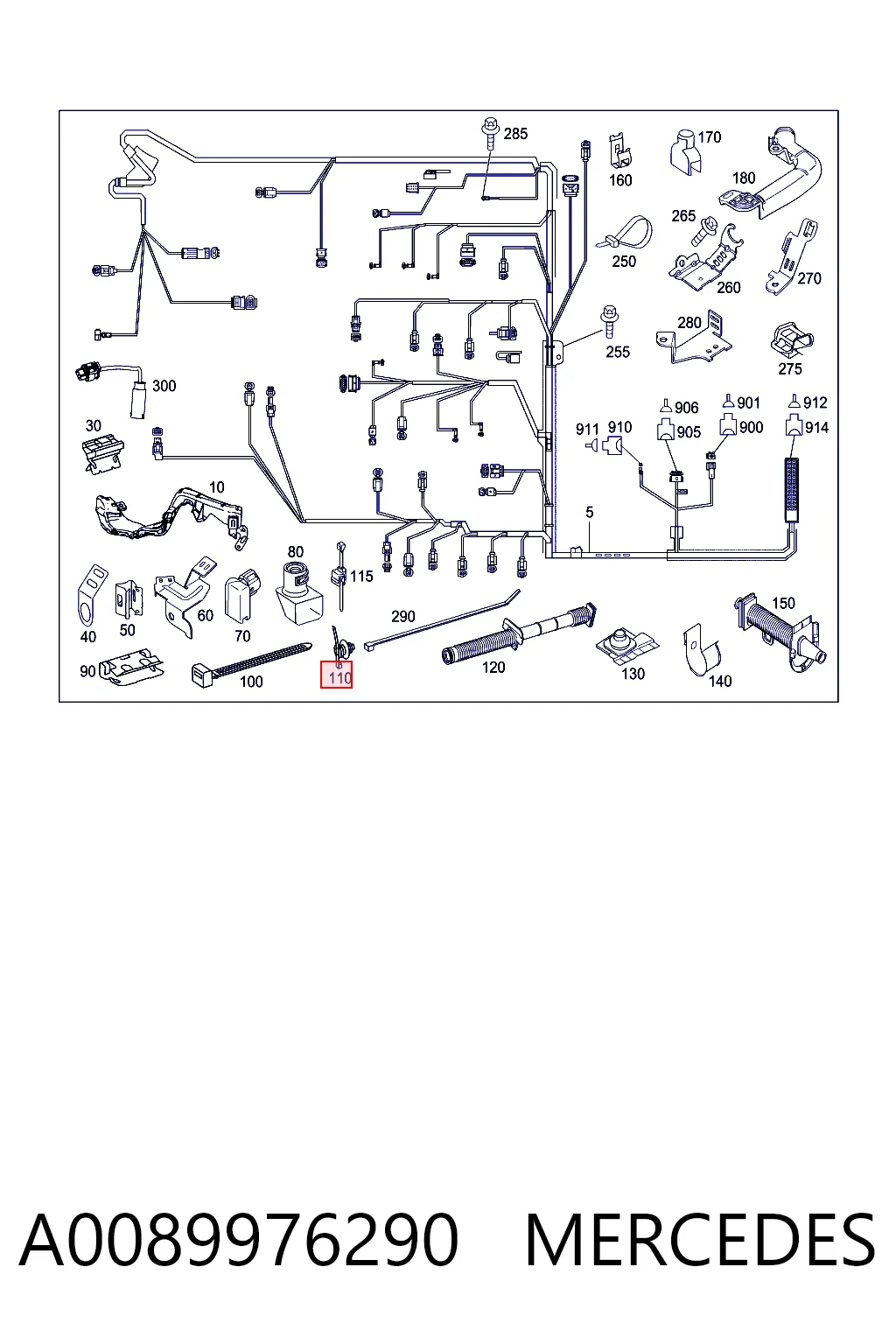A0089976290 Mercedes