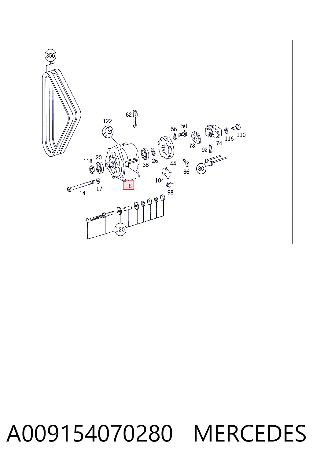 A009154070280 Mercedes