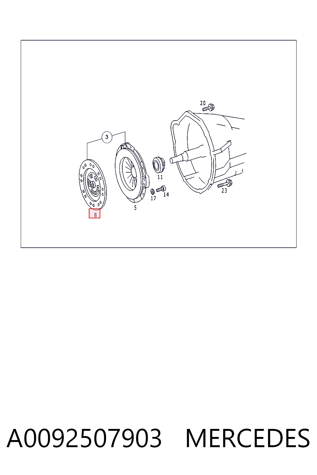A0092507903 Mercedes