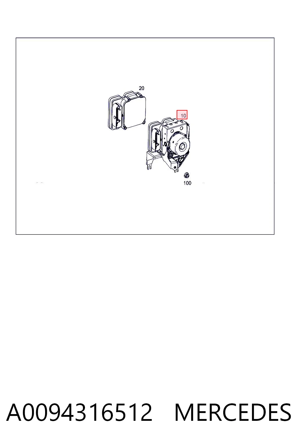 A0094316512 Mercedes