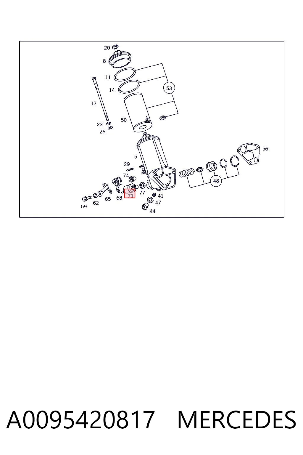 A0095420817 Mercedes