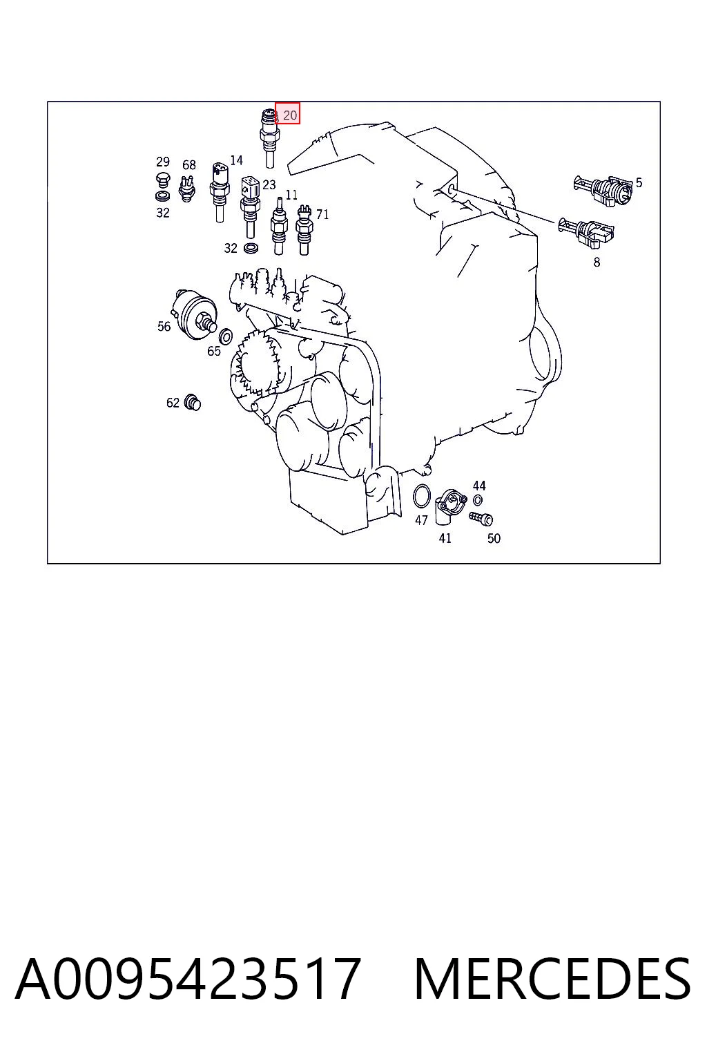 A0095423517 Mercedes
