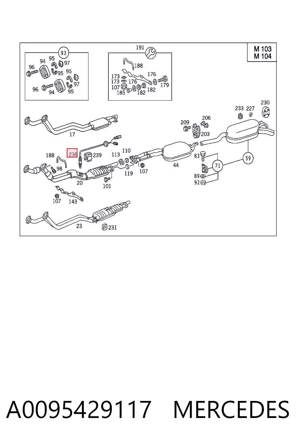 A0095429117 Mercedes