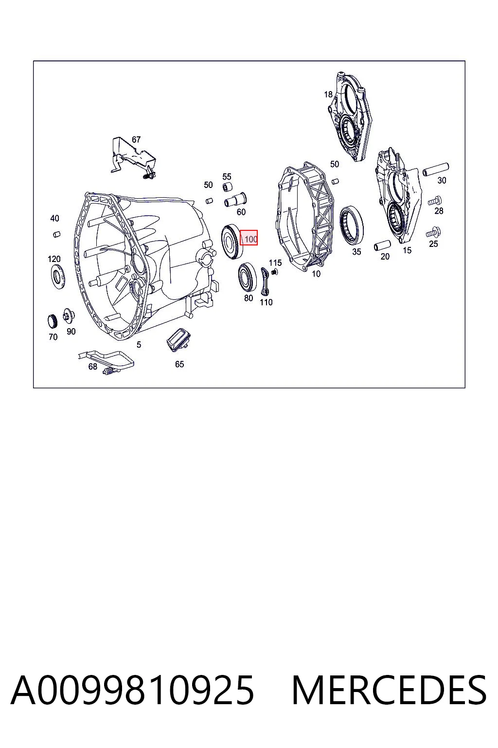 A0099810925 Mercedes