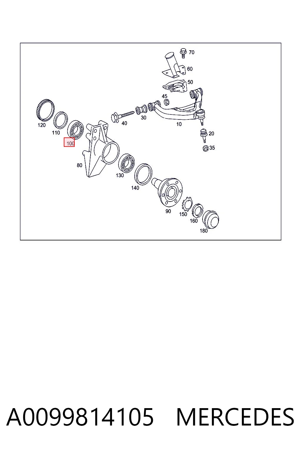 A0099814105 Mercedes