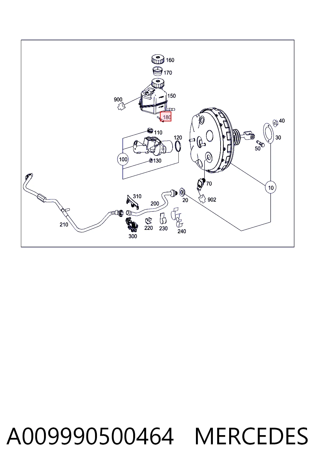 A009990500464 Mercedes