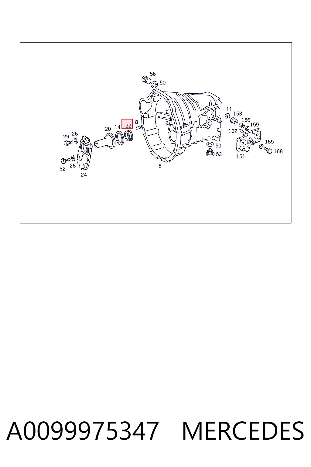 A0099975347 Mercedes
