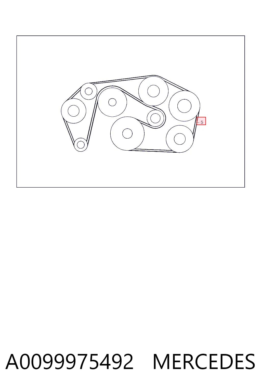 A0099975492 Mercedes