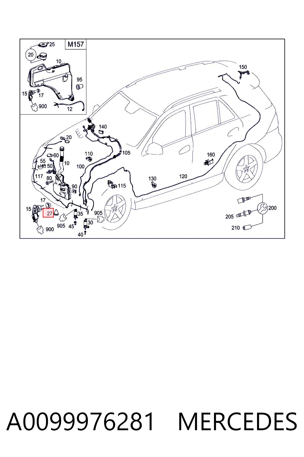 A0099976281 Mercedes