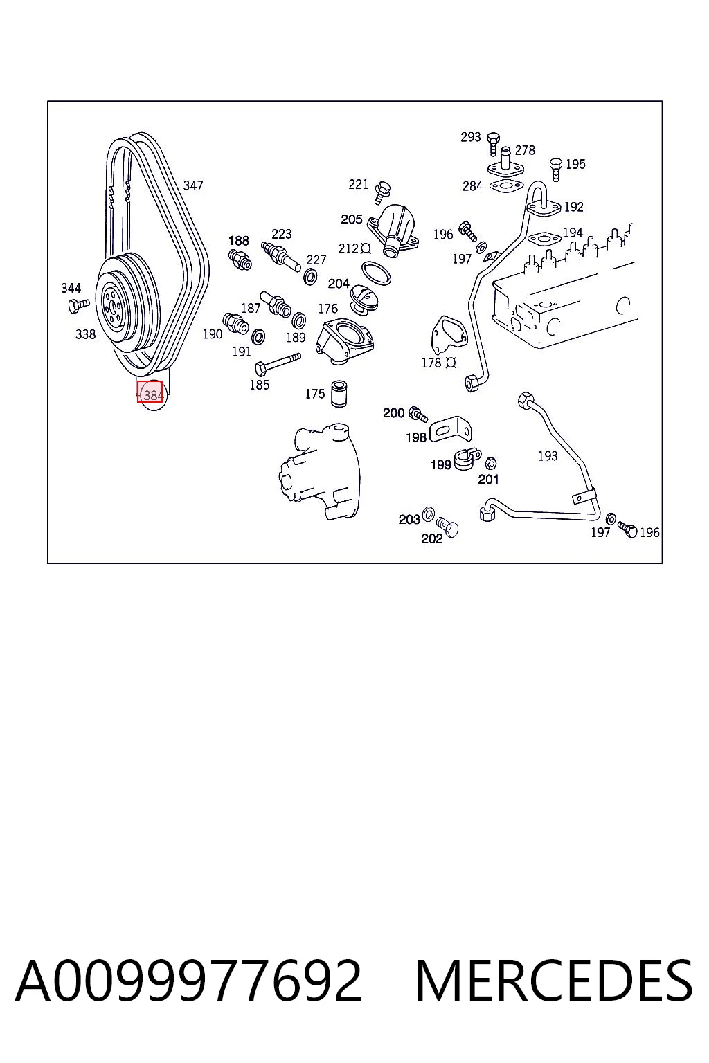 A0099977692 Mercedes