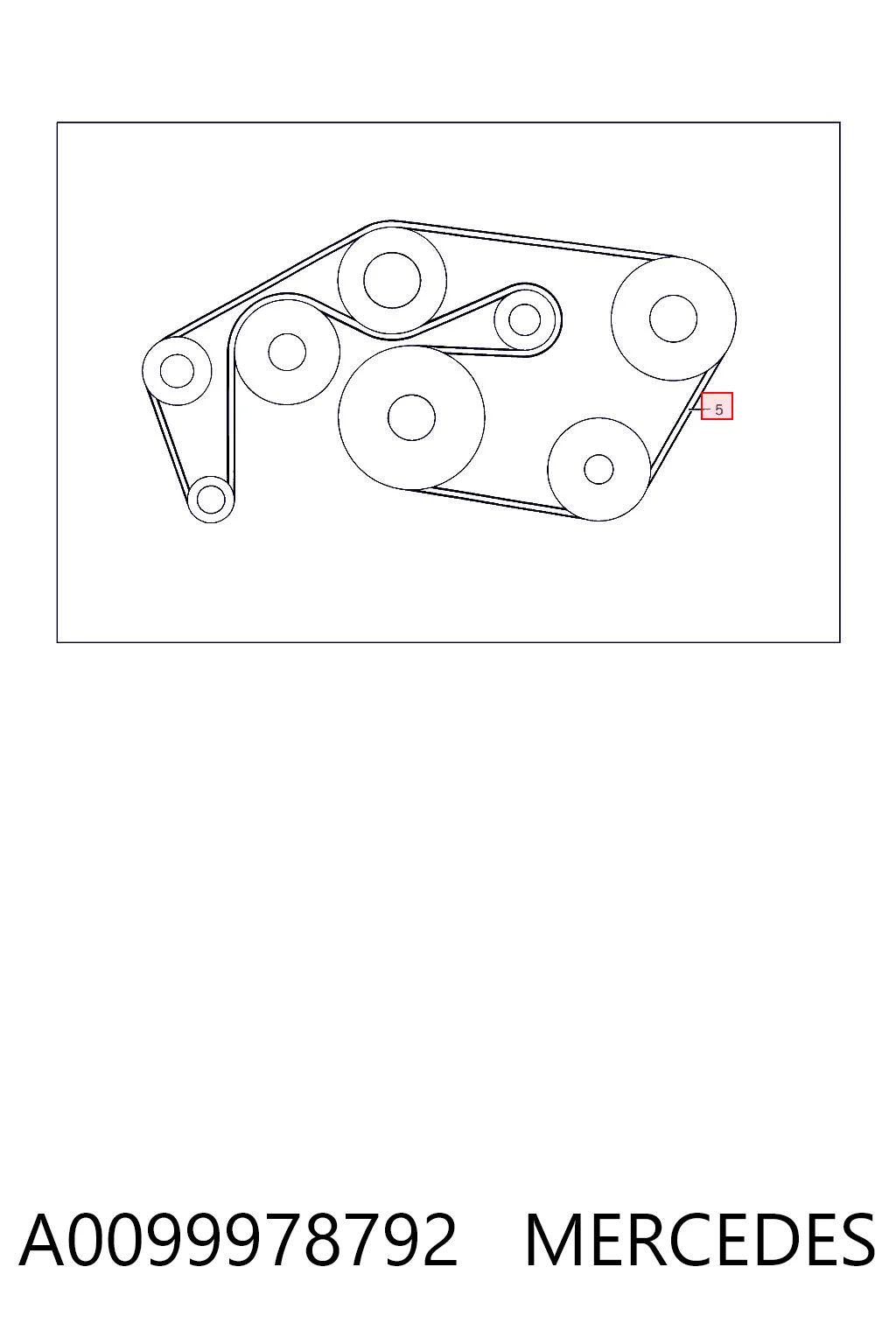 A0099978792 Mercedes