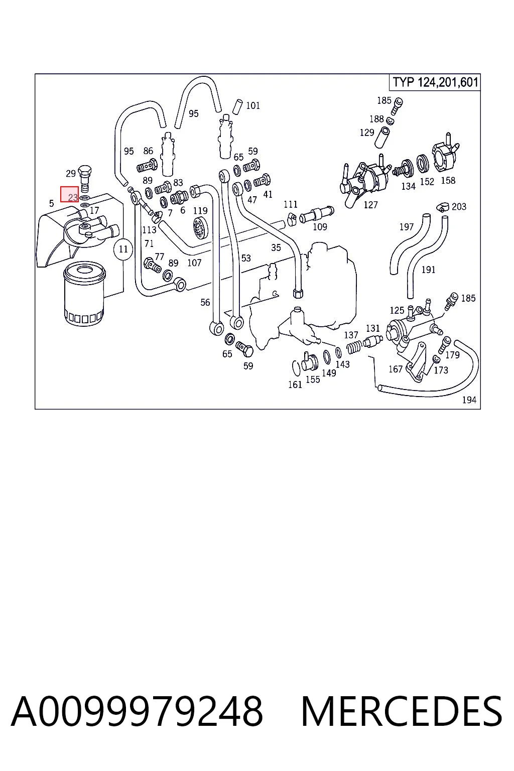 A0099979248 Mercedes