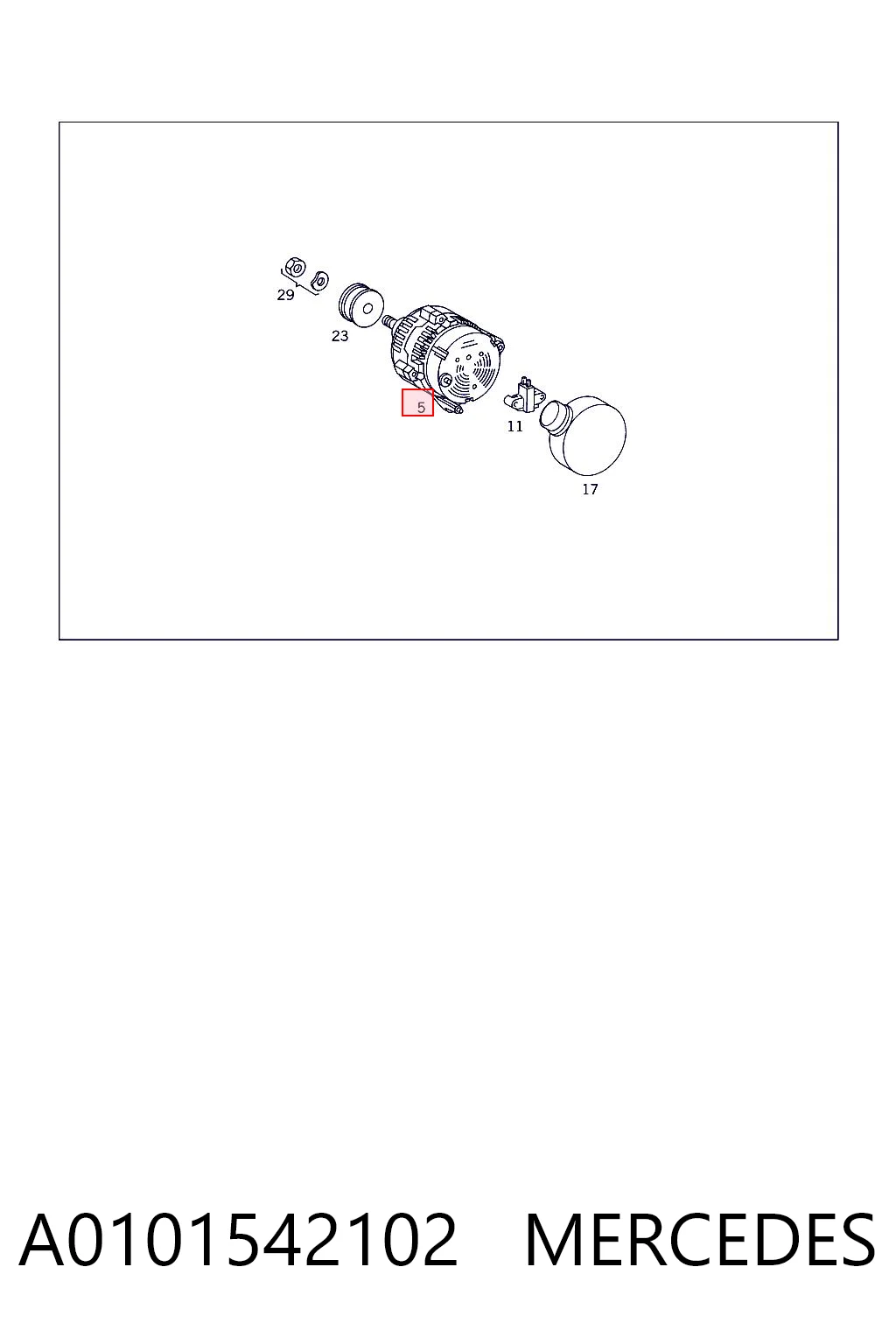 A0101542102 Mercedes