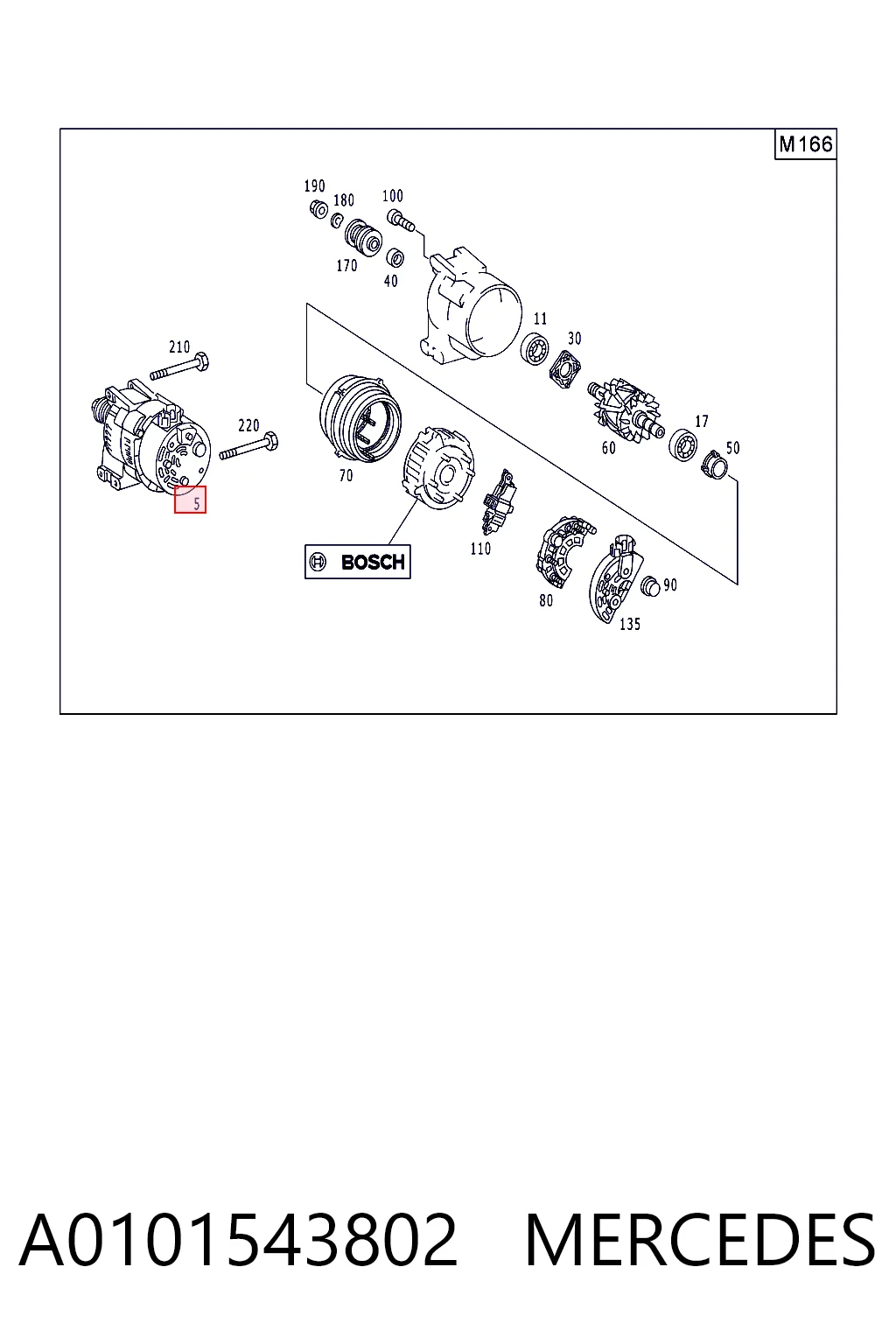 A0101543802 Mercedes