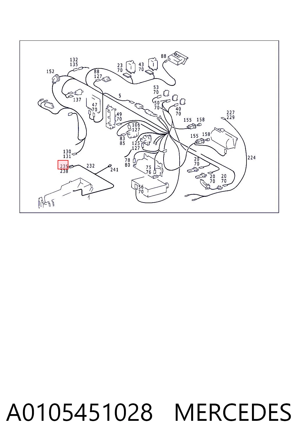 A0105451028 Mercedes