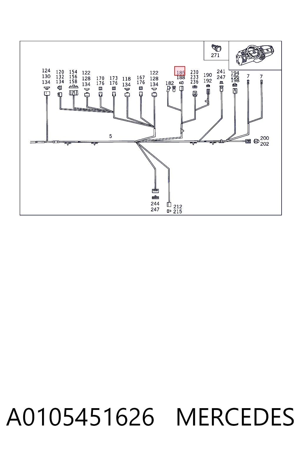 A0105451626 Mercedes