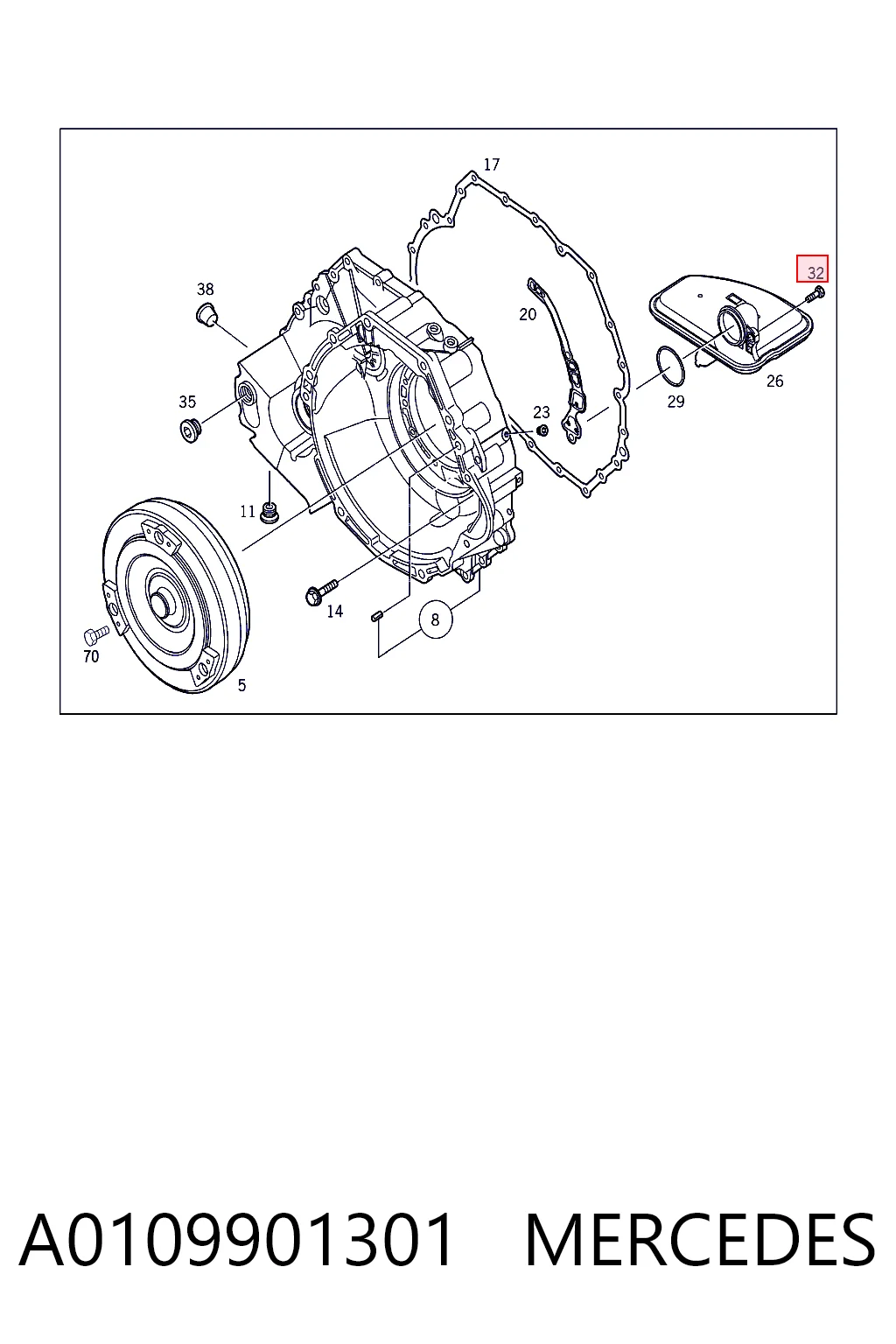 A0109901301 Mercedes