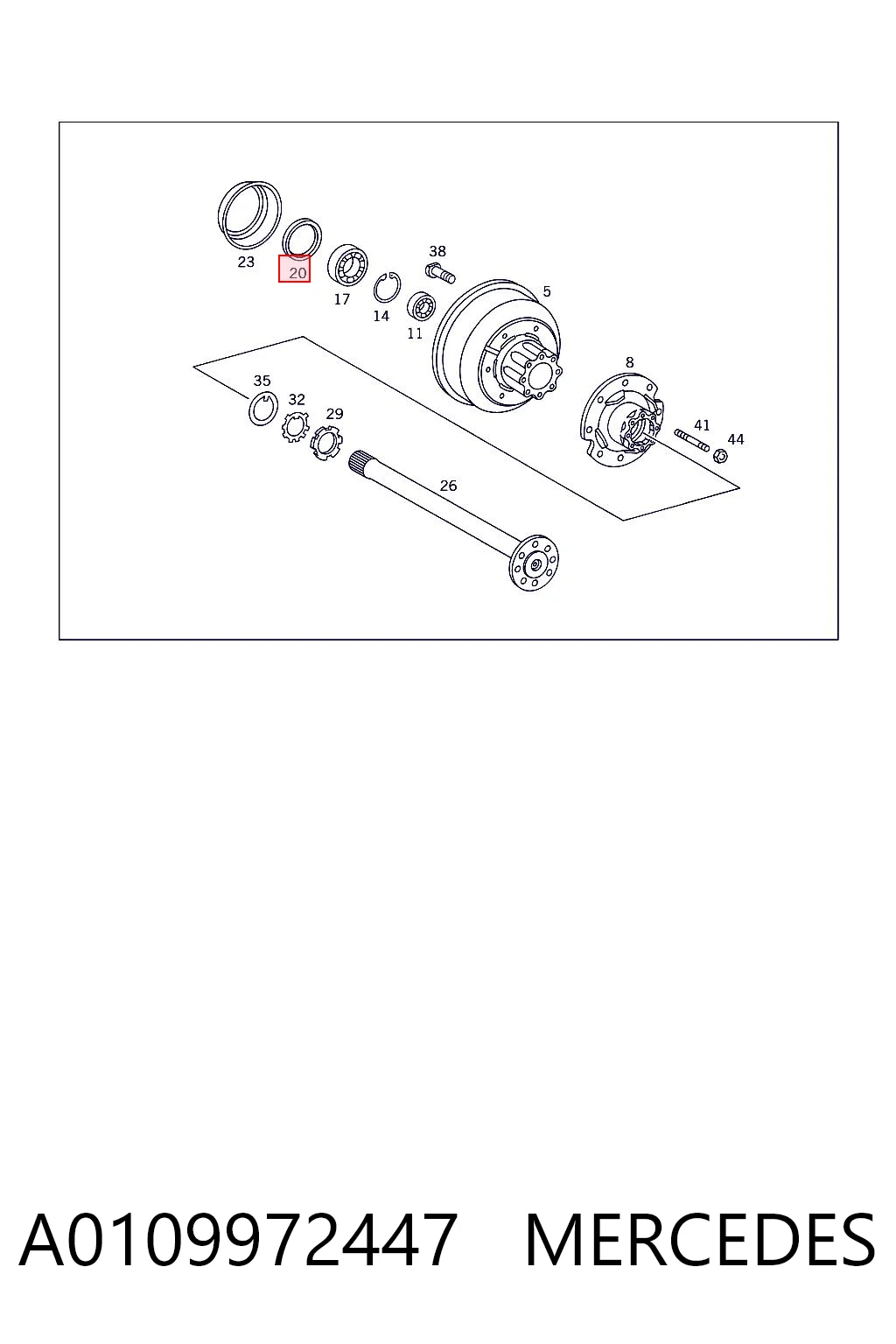 A0109972447 Mercedes