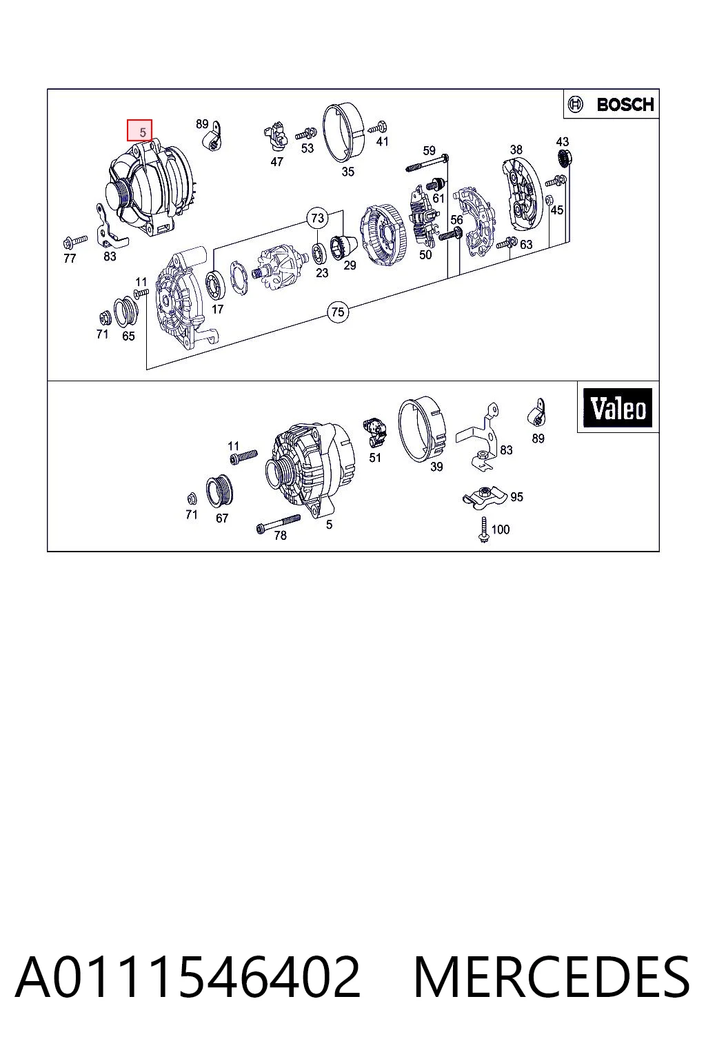 A0111546402 Mercedes