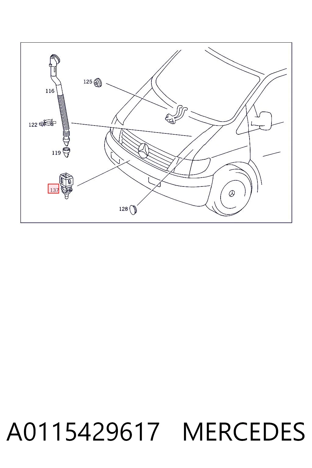 A0115429617 Mercedes