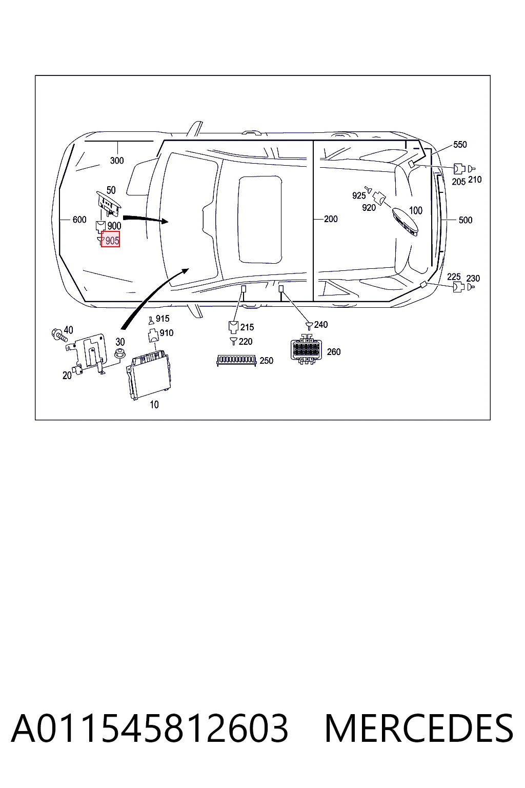 A011545812603 Mercedes