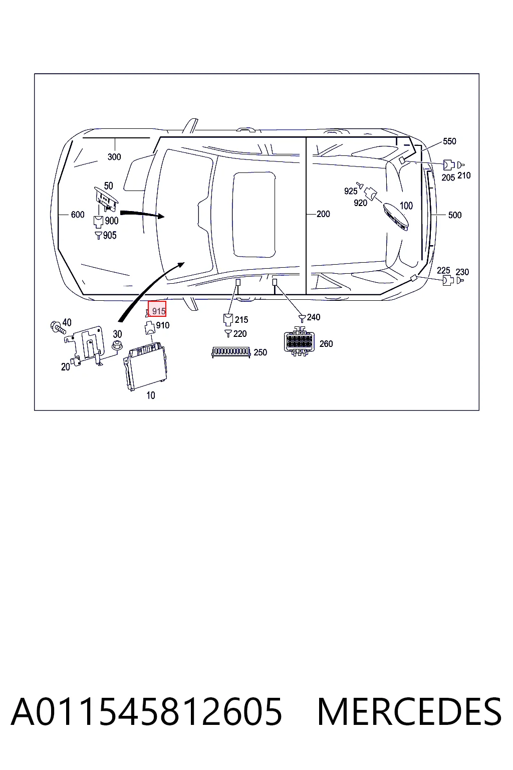 A011545812605 Mercedes