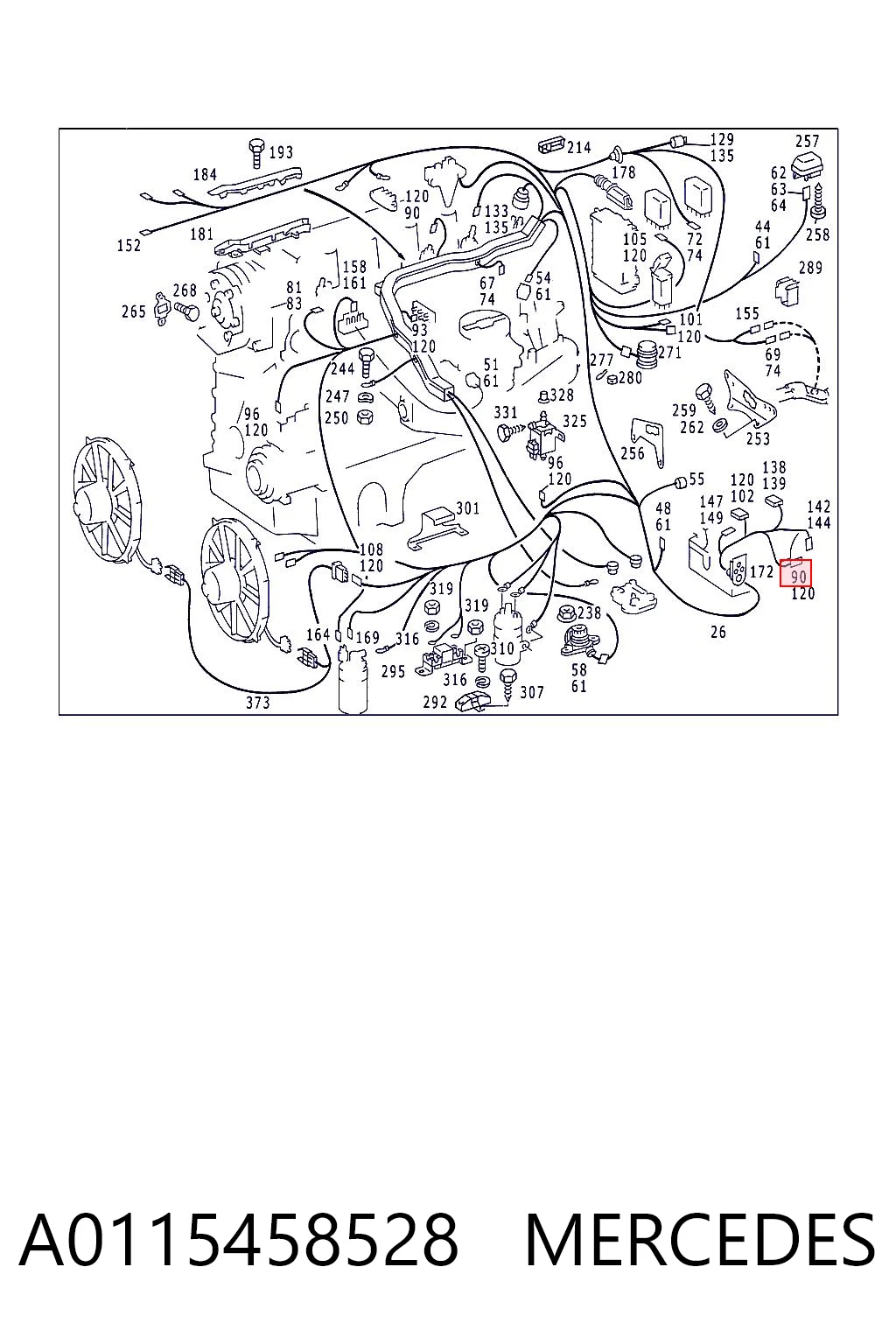 A0115458528 Mercedes